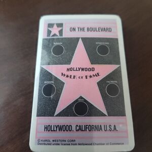 Vintage Hollywood Walk of Fame Playing Cards